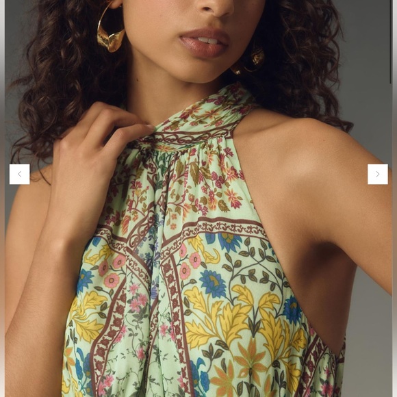 ❌Sold- Anthropologie SOMERSET Halter Maxi Dress - Picture 4 of 15
